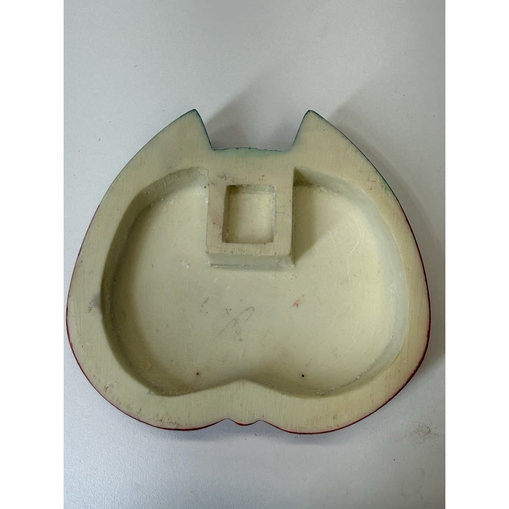Laurel Burch Caribbean Cat Mask Small 6.5 x 5.25" 1999 Stamped Signed - Picture 3 of 7